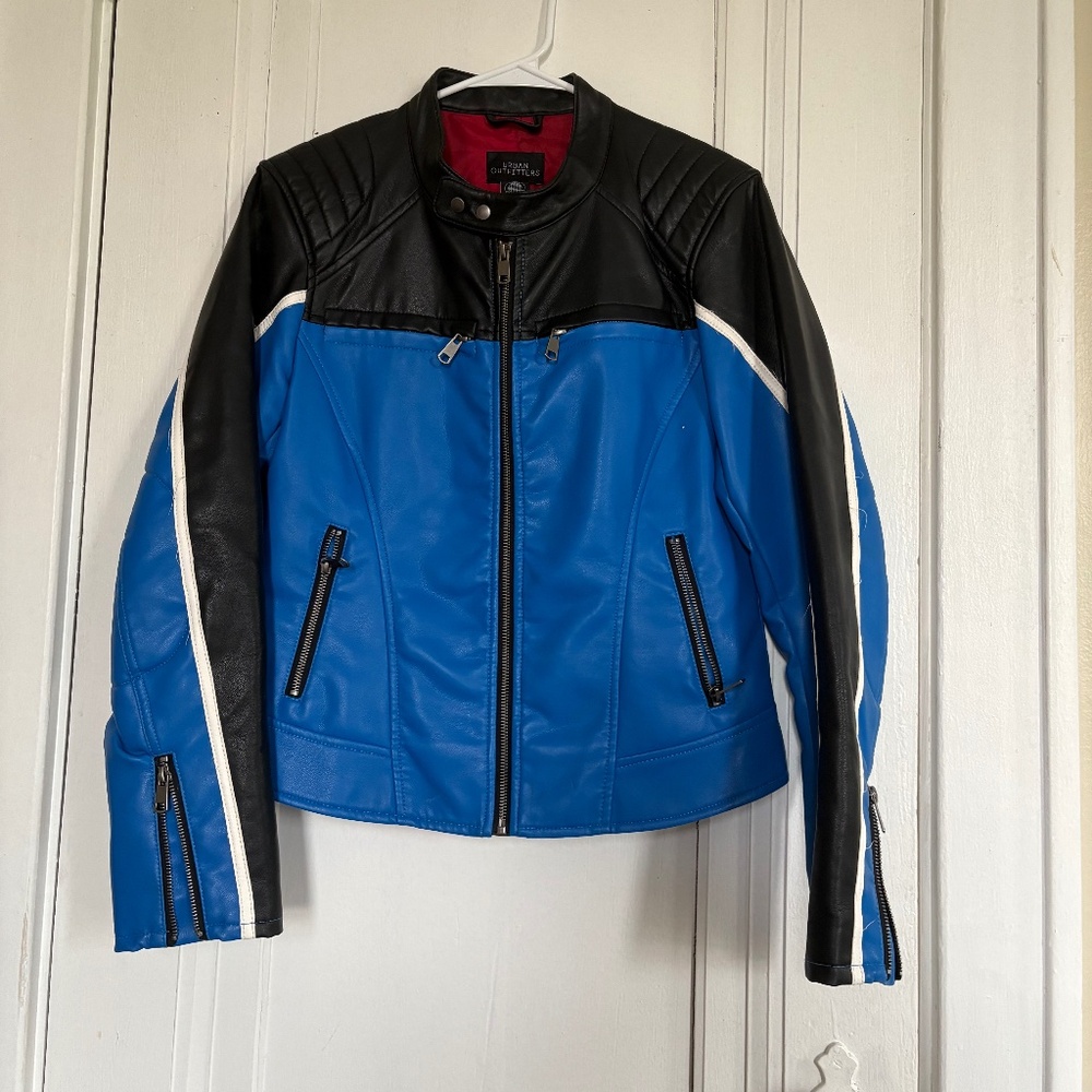 Women’s Faux leather moto jacket